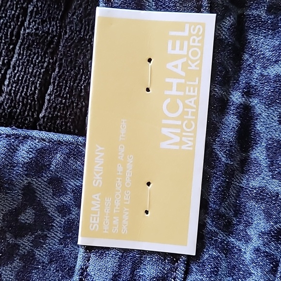Micheal Kors Leopard Jeans - Picture 6 of 9